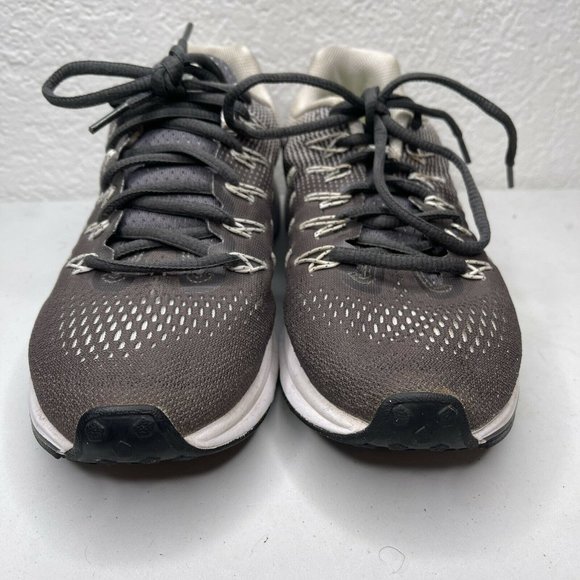 Nike Air Zoom Pegasus 33 Running Shoe Women Size 8 Gray White Sneaker 831356-002 - Picture 2 of 11